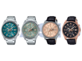 Слева направо, Casio Edifice EFV-610DE-2A, EFV-610DE-3A, EFV-610EL-5A и EFV-610ECL-1A. (Источник изображения: Casio)