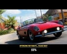 Загрузочный экран Forza Horizon 6 с компиляцией шейдеров на заднем плане