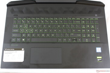 Зеленая подсветка клавиатуры с двумя уровнями яркости