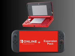Nintendo 3DS показана над консолью Switch 2 (Источник изображения: Nintendo of America, Amazon с правками)