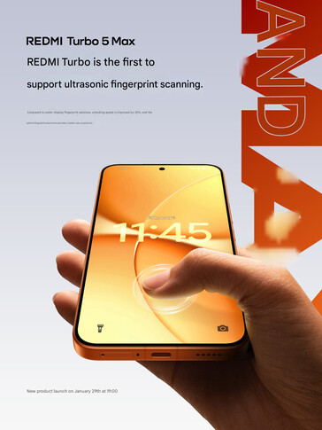 Датчик отпечатков пальцев (Источник изображения: Redmi - машинный перевод)