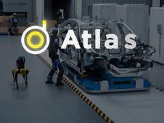 Гуманоидный робот Atlas работает на автомобильном заводе. (Источник изображения: Boston Dynamics)