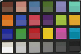 ColorChecker Passport: Исходные цвета представлены в нижней половине каждого блока.
