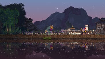 На изображении: скриншот игрового процесса из Kingdom Two Crowns.