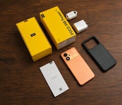 Комплектация коробки Poco M8 Power.