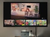 Switch 2 GameChat показывается на телевизоре
