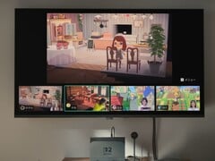 Switch 2 GameChat показывается на телевизоре