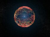 Изображение сверхновой SN 1993J.