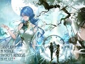 Ключевая иллюстрация к игре «Wuthering Waves: Свет лампы в мираже, решимость меча в сердце».