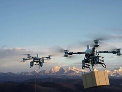 FlyCart 100: беспилотник для тяжелых грузов. (Источник изображения: DJI)