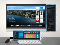 Дисплей можно установить рядом с Вашим основным монитором или под ним (Источник изображения: PinRuis)