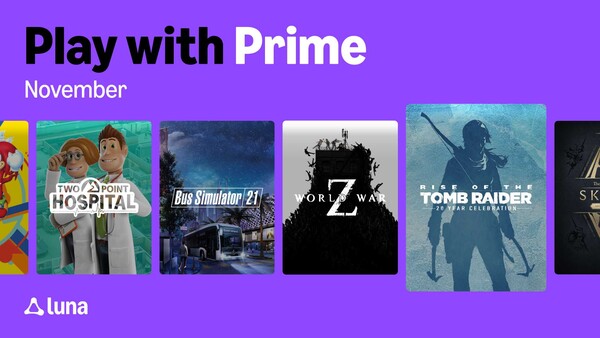 В ноябре Amazon Prime и Luna снова предлагают участникам программы Prime дополнительные игры. (Источник изображения: Amazon)