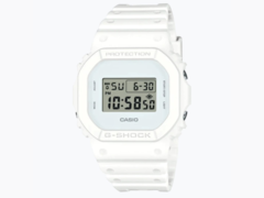 На фото - новые Casio G-Shock DW-5600WW-7 белого цвета. (Источник изображения: @morgan_gshock on Instagram)