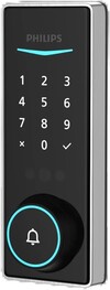 Сатинированный никель в исполнении Smart Deadbolt серии Philips 5000. (Источник изображения: Philips)