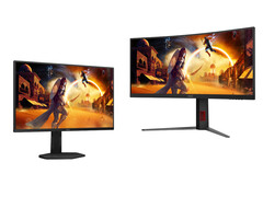 Модели Agon CU34G4Z и Agon 25G4SXU выходят на рынок одновременно. (Источник изображения: AOC - отредактировано)