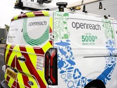 Специально разработанный электромобиль Openreach EV знаменует собой 5 000-й электрический фургон компании на дорогах Великобритании (Источник изображения: Openreach)