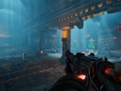 Abyssus позволяет игрокам переключаться между восемью уникальными видами оружия, каждое из которых можно настраивать с помощью одного из 45 возможных модов. На картинке - игровой скриншот. (Источник изображения: Steam)