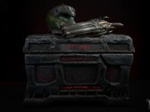 Изображение, показывающее изготовленный на заказ игровой ПК DOOM: The Dark Ages. (Источник изображения: Blue Horse Studios)
