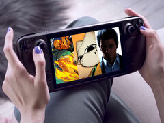 Декабрьский выбор 2025 года уже доступен. На фото: Палуба Steam с изображением обложки коллекции. (Источник изображения: Valve и Humble Bundle)