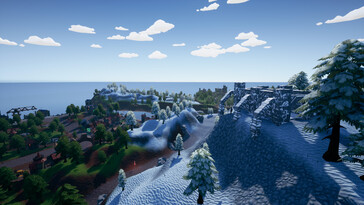 Изображение, показывающее пейзаж в Hydroneer.