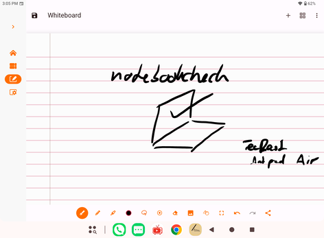 Предустановленное приложение ArtNote предлагает очень мало возможностей.