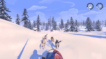 На снимке: скриншот игрового процесса из игры *The Red Lantern*.