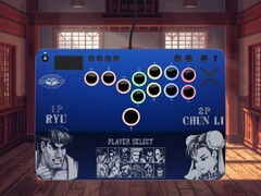 Victrix Pro KO Leverless Fight Stick Безрычажная боевая палочка Street Fighter II: Champion Edition вид сверху