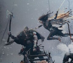 Кратос отбивается от убитой горем и разъяренной Фрейи в God of War Ragnarok. (Источник изображения: PlayStation)