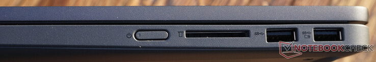 Правая сторона: картридер, 2x USB-A (5 Гбит/с)