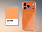Модель Apple iPhone 17 Pro также будет предлагаться в оранжевом цвете. (Источник изображения: @MysteryLupin / Pantone, отредактировано)