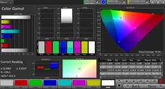 CalMAN: DCI P3 colour space – Расширенный