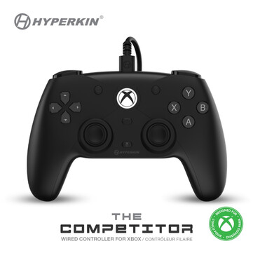 Hyperkin The Competitor в черном цвете. (Источник изображения: Hyperkin)
