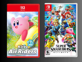 Макет коробки Kirby Air Riders с коробкой Super Smash Bros. Ultimate (Источник изображения: Playasia, Nintendo of America)