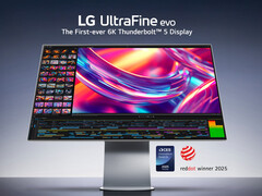 LG UltraFine 32U990A сочетает в себе разрешение 6K и два порта Thunderbolt 5. (Источник изображения: LG)