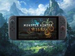 Игра «Monster Hunter Wilds Switch 2» на портативной консоли Nintendo