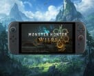 Игра «Monster Hunter Wilds Switch 2» на портативной консоли Nintendo