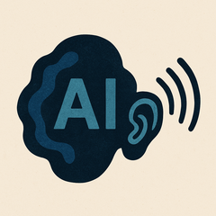 Абстрактная иллюстрация, символизирующая технологию слуха, работающую на основе ИИ (Источник изображения: OpenAI/DALL-E)