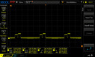 Пульсации ШИМ, яркость 25%