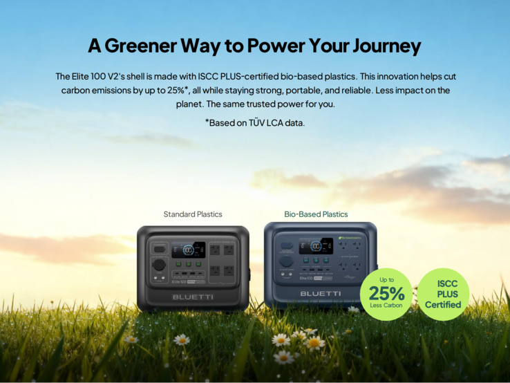 Bluetti Elite 100 V2 Bio-based Edition выпускается в темно-синем цвете (Источник изображения: Bluetti)