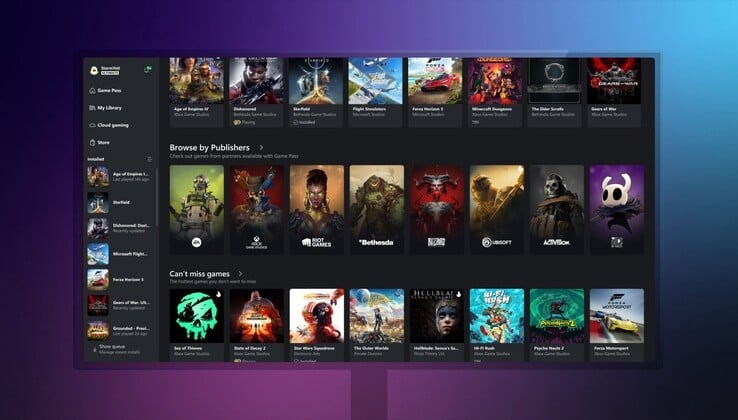 Каталог Xbox Game Pass может быть отправлен в издательство.