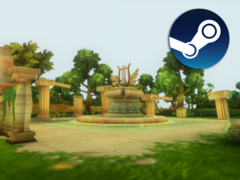 В GodsArena Online огромное количество бойцов с уникальными способностями и пассивными характеристиками. На фото - иллюстрация из игры с наложенным сверху логотипом Steam (Источник изображения: Steam)