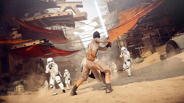 Рей в Star Wars Battlefront 2: Celebration Edition (Источник изображения: Steam)