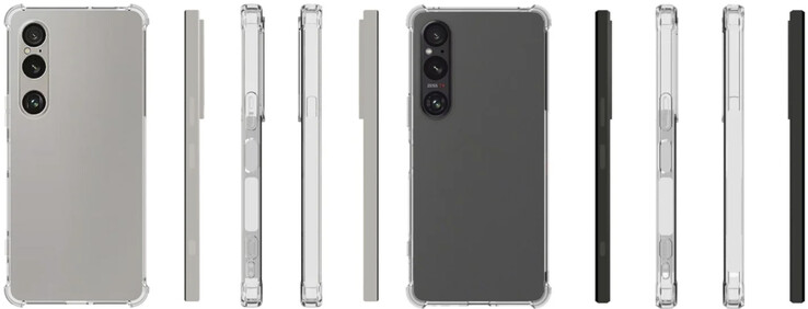 Xperia 1 VII, похоже, имеет более толстый корпус камеры, чем его предшественник, слева направо. (Источник изображения: via Sumaho Digest)