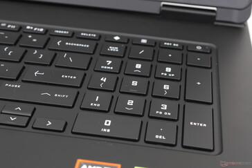 Относительно просторная кнопочная панель, но с тесными клавишами стрелок