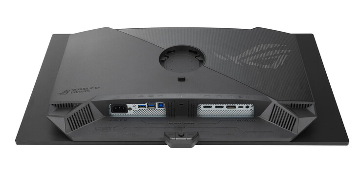 ROG Strix XG27UCDMG также имеет другую подставку и внешний блок питания по сравнению с ROG Strix PG27UCDM. (Источник изображения: Asus)