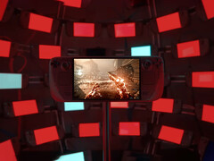 Коллекция игр от Headup Games стоит $182.90. На фото: Steam Deck с запущенным Soulslinger. (Источник изображения: Valve - отредактировано)