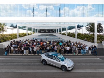 Производство Model Y L на заводе Giga Texas