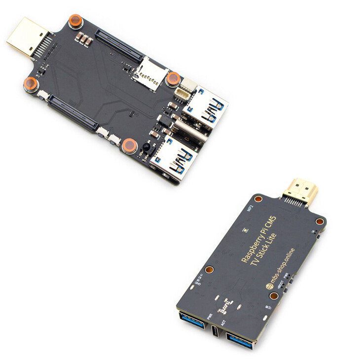 Верхняя и нижняя часть несущей платы