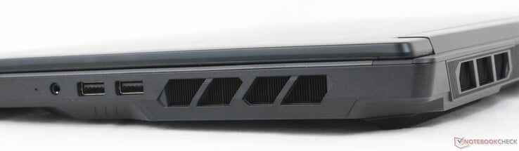 Справа: разъем для наушников 3,5 мм, 2 порта USB-A 3.2 Gen. 2