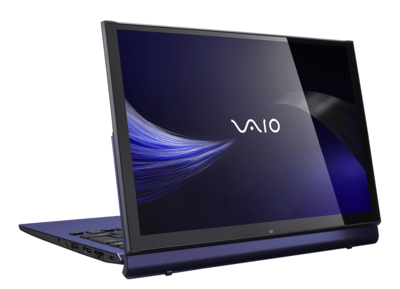 Вид Vaio T Kachi-iro Special Edition в режиме планшета